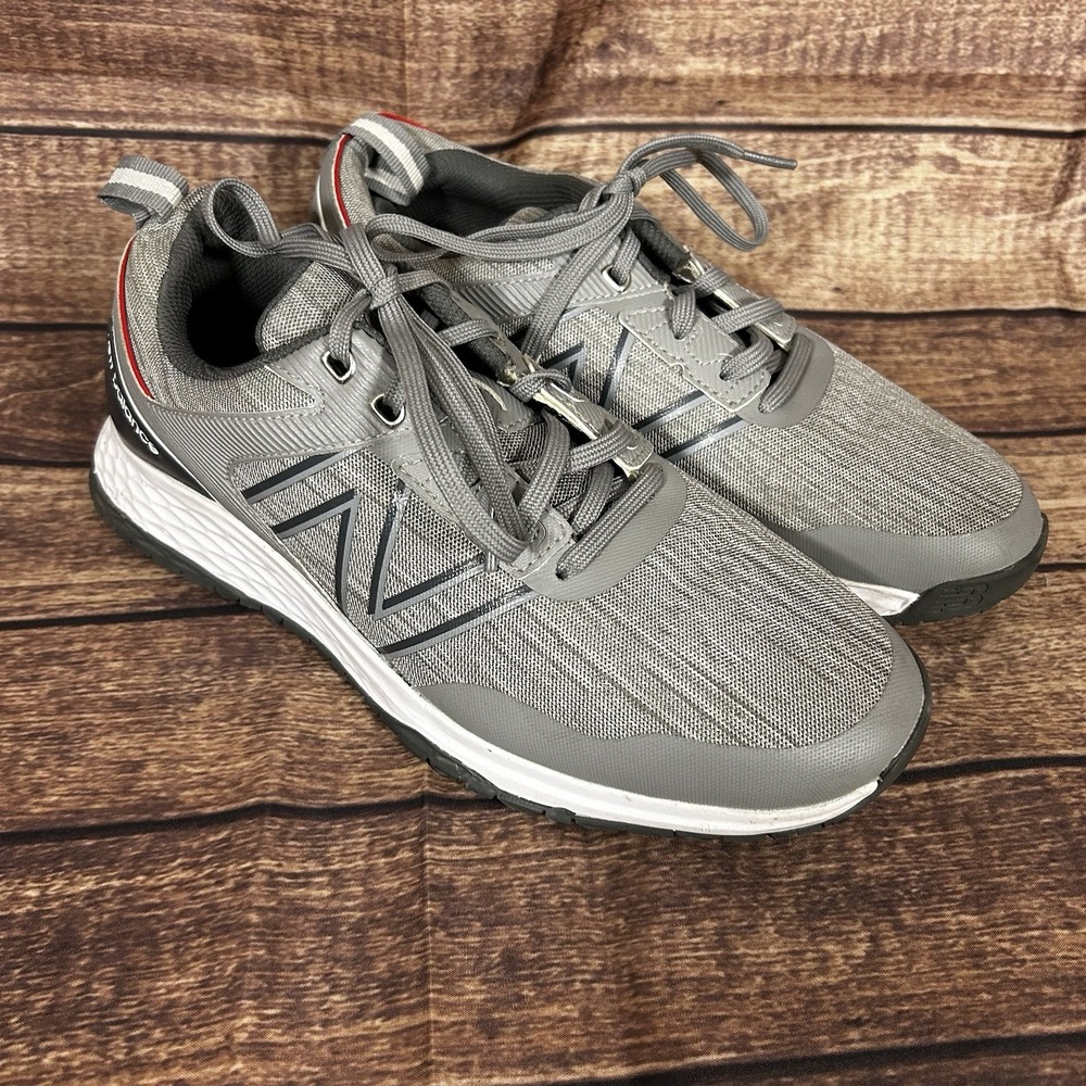 New Balance Shoes Mens 9 D Fresh Foam Contend V2 Golf Sneakers NBG4006GRC Gray
